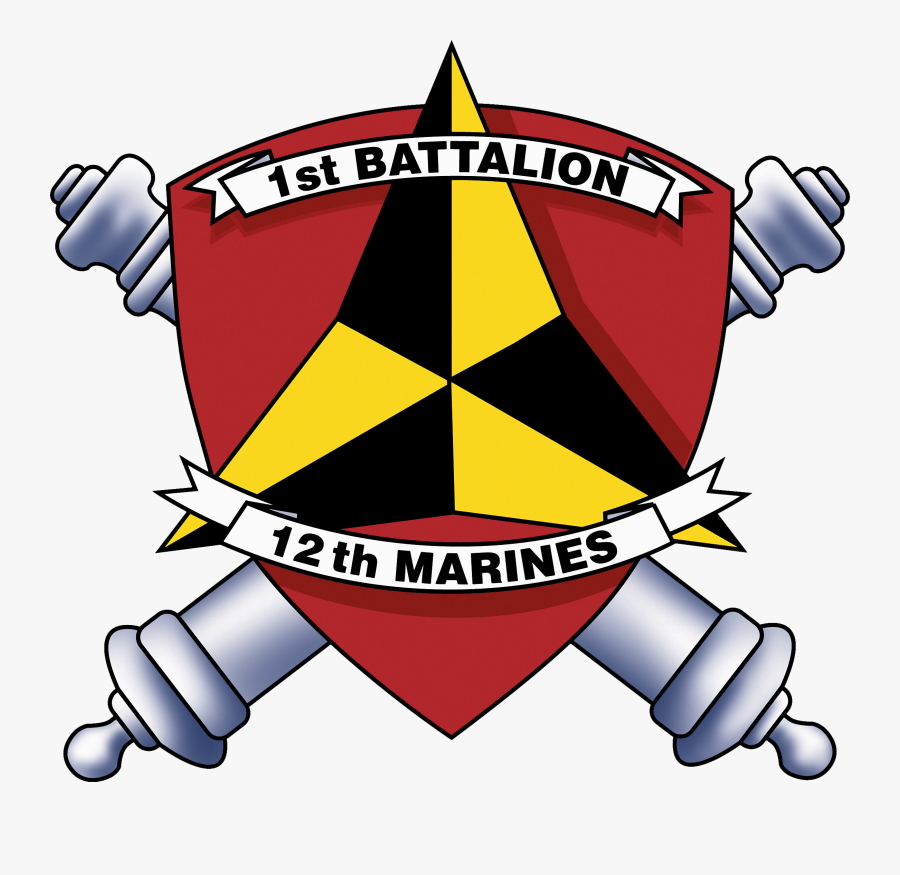 Transparent Usmc Clipart And Graphics - 1st Bn 12 Mar, Transparent Clipart