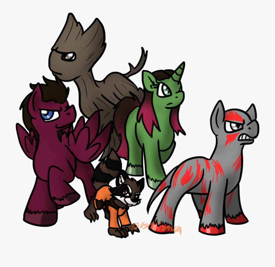 Guardians Of The Pony Galaxy By Usagi Zakura - Cartoon, Transparent Clipart