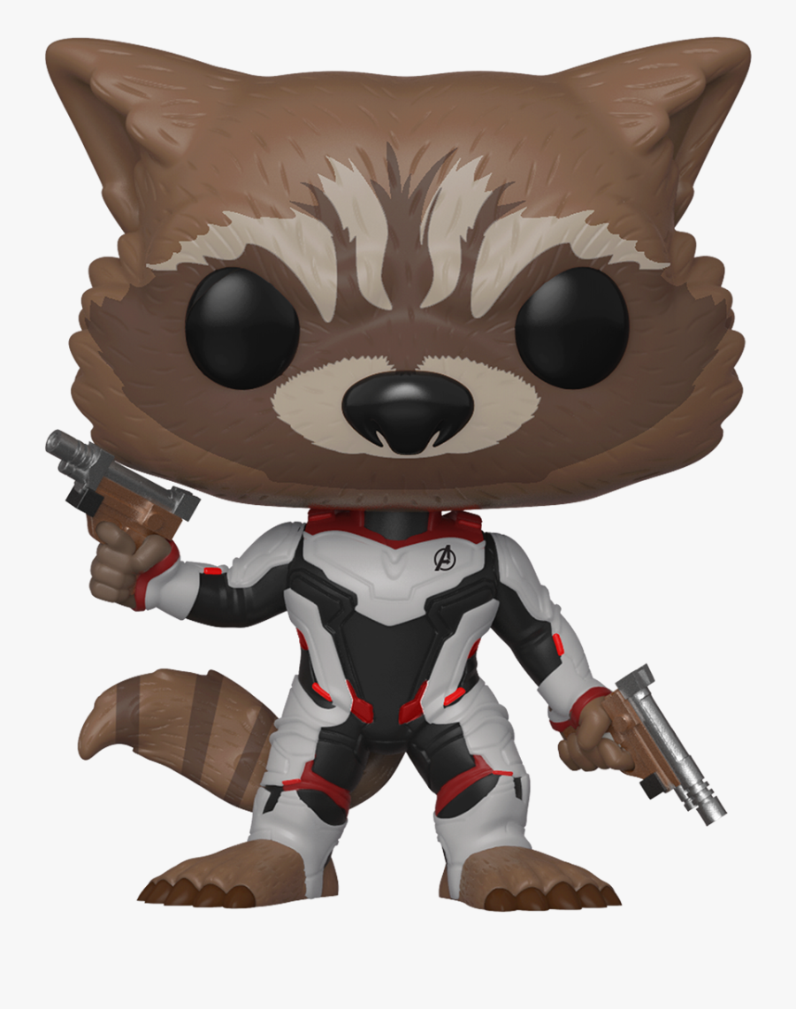 Funko Pop Avengers Endgame Rocket, Transparent Clipart