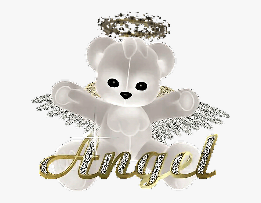 #angel #angelic #teddy #teddybear #bear #heavenly #heaven - Glitter Graphics Angel, Transparent Clipart