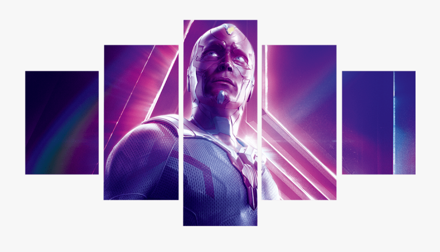 Avengers The Vision Vision Marvel - Visión Avengers Infinity War, Transparent Clipart