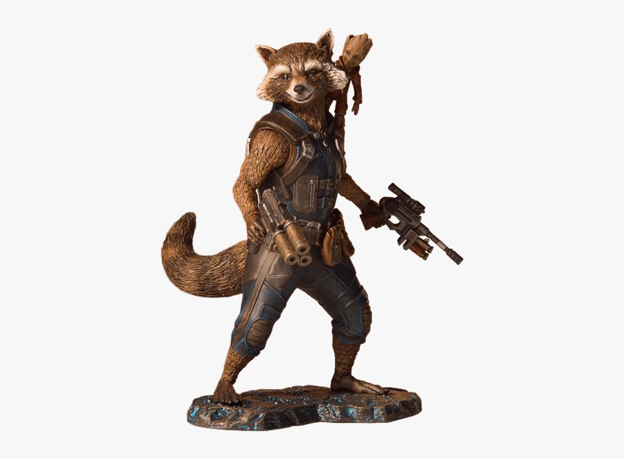 Guardians Of The Galaxy Png - Rocket Statue Guardians Of The Galaxy, Transparent Clipart