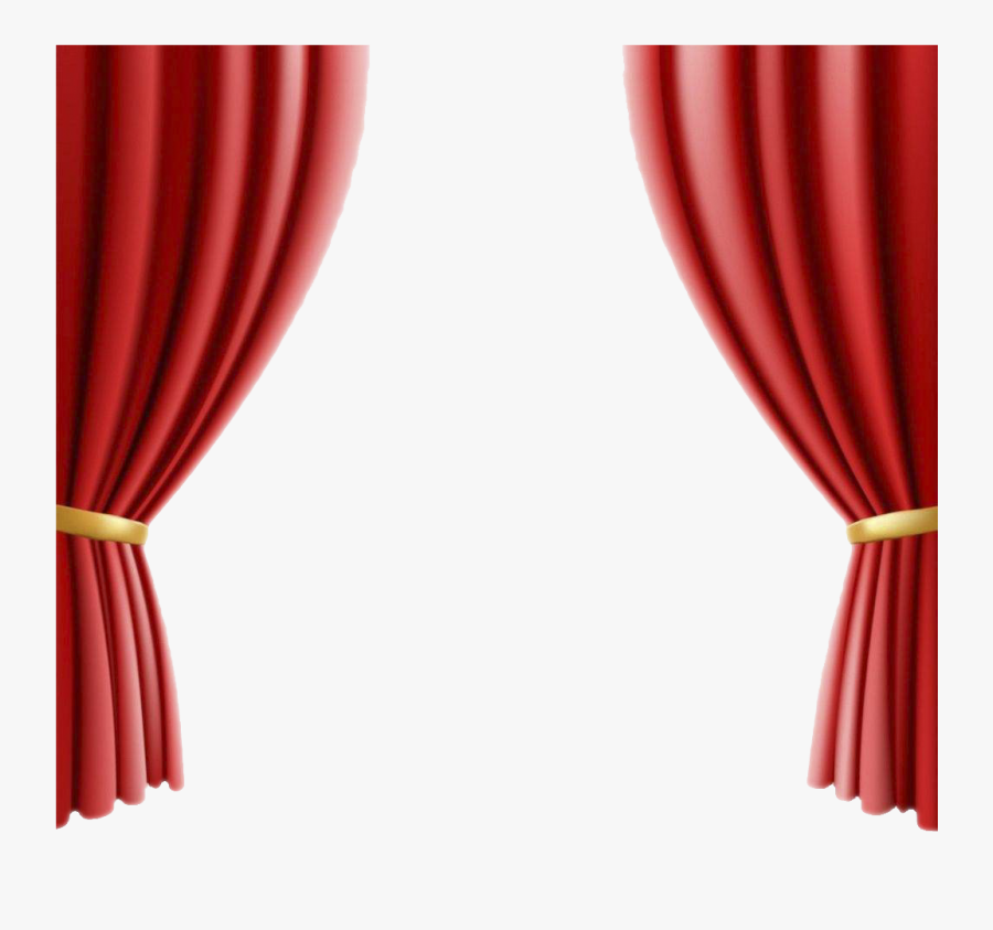 Theater Drapes And Curtains Clip Art Red - Red Theatre Curtain Png, Transparent Clipart