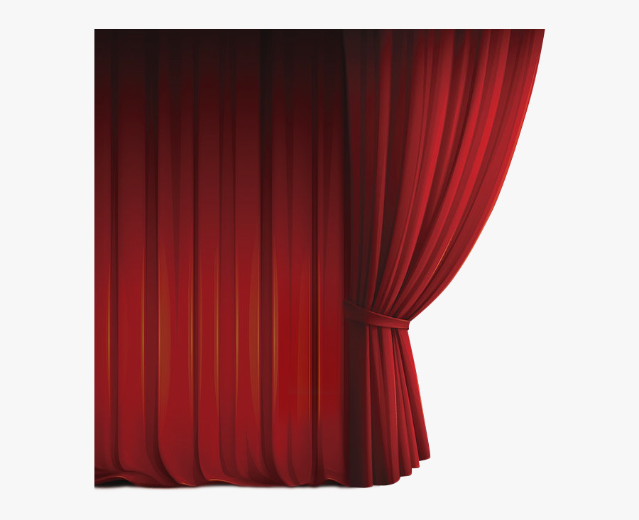 Transparent Theater Curtains Png - Theater Curtain, Transparent Clipart