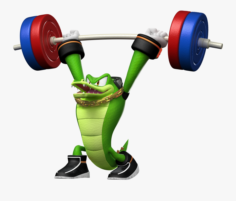 Vector Lifting A Barbell - Mario And Sonic At The London 2012 Olympic Games Vector, Transparent Clipart