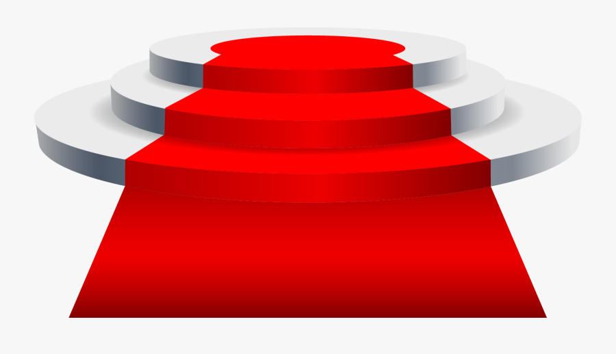 Light Red Carpet Stage - Stage Red Carpet Png, Transparent Clipart