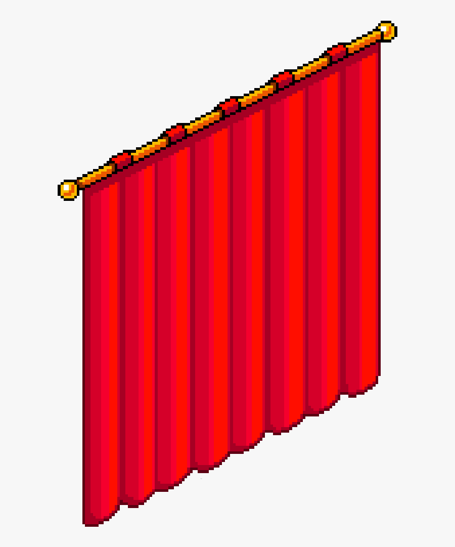 Red Curtains - Parallel, Transparent Clipart