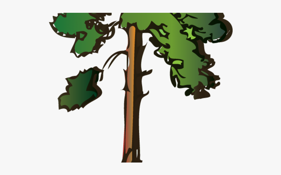 Pine Clipart Tre - Cartoon Red Wood Tree, Transparent Clipart