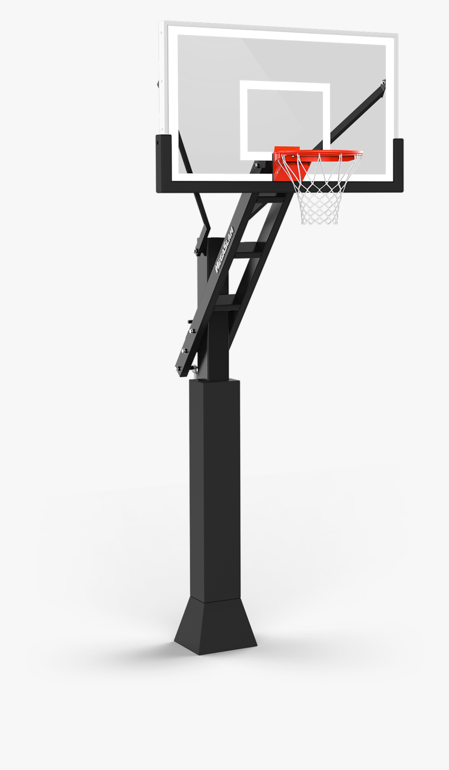 Transparent Basketball Hoop - Megaslam 60, Transparent Clipart