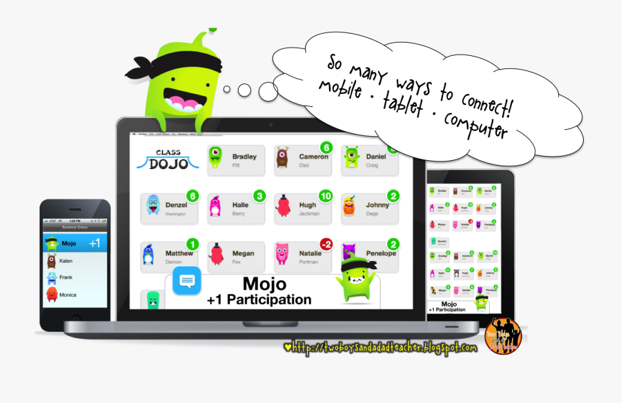 Class Dojo Monsters, Transparent Clipart