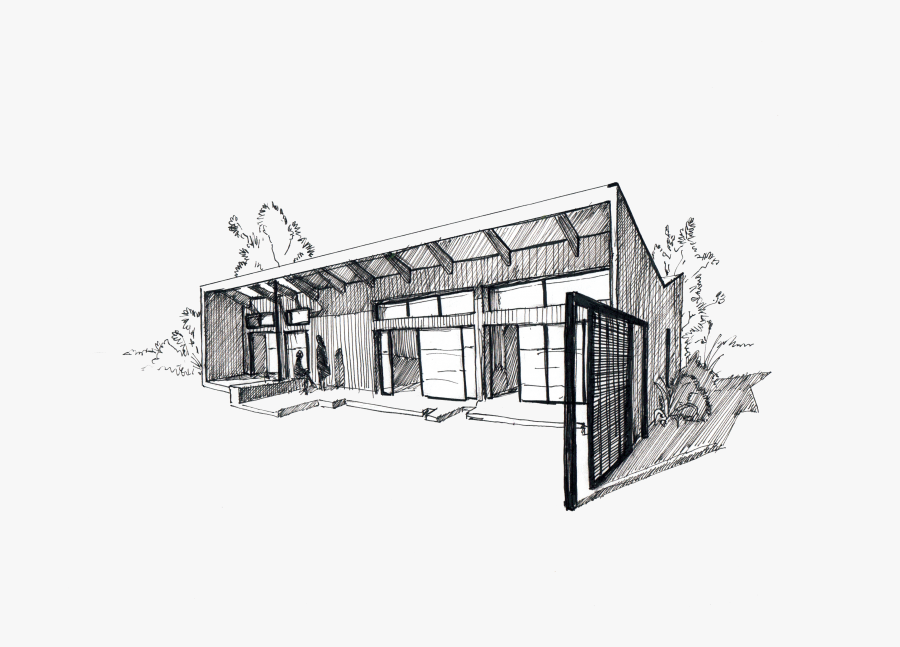 10 Star Home - House Sketch Png, Transparent Clipart