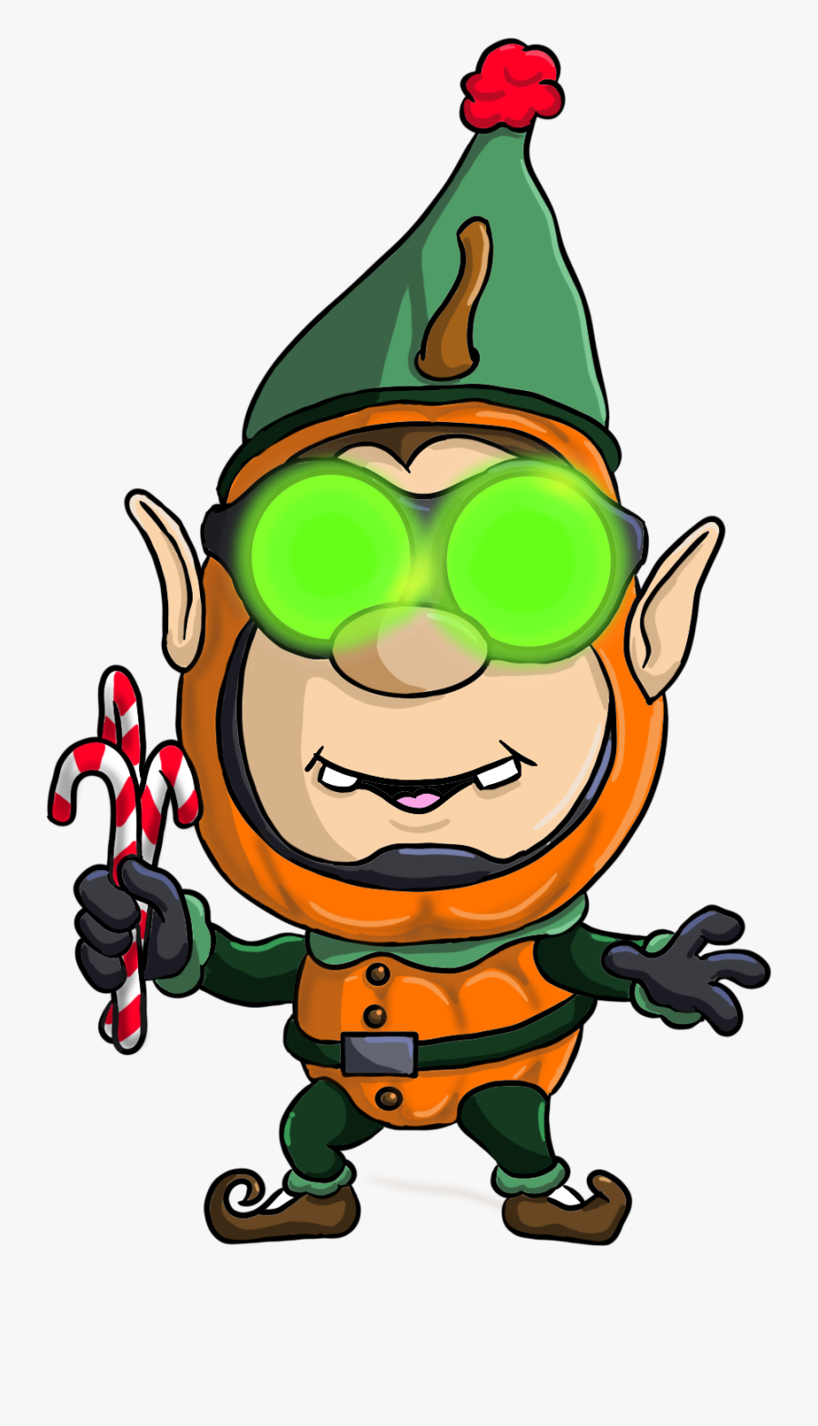 Meet Prrep, Another One Of Santa"s Helpers - Cartoon, Transparent Clipart