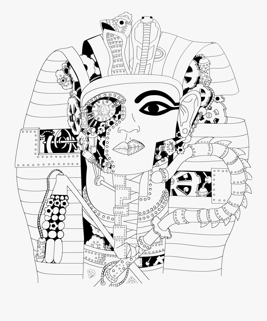 Steampunk Tut - Drawing, Transparent Clipart