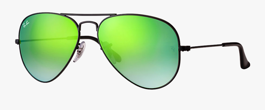 Sunglasses Ray-ban Mirrored Ban Wayfarer Aviator Ray - Aviator Sunglasses Png Green, Transparent Clipart