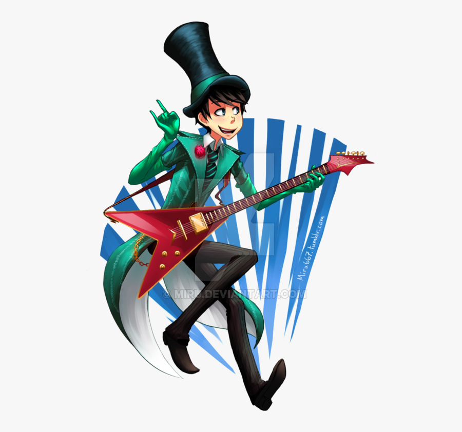 Rock And Roll By Miru On Deviantart - Once Ler Guitar, Transparent Clipart