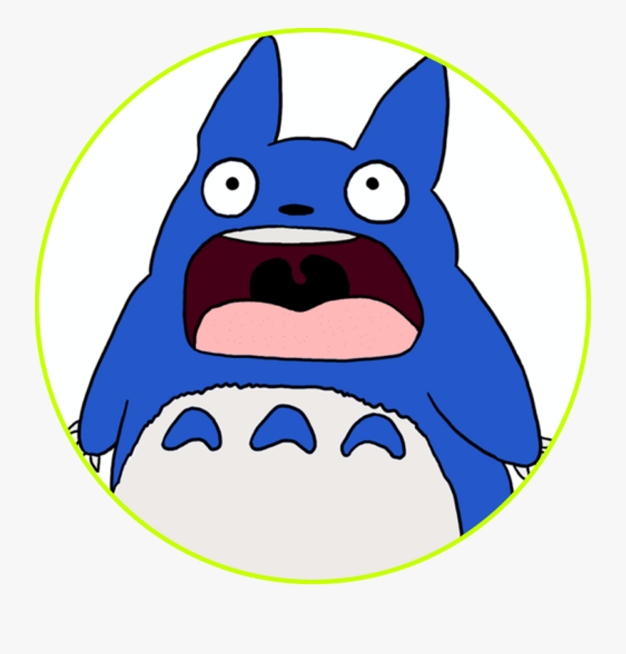 Totoro Anime Kawaii Cute Stickers Clipart , Png Download - Como Se ...