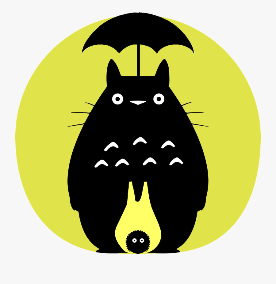 Transparent My Neighbor Totoro Png - Pumpkin Carving Templates Totoro, Transparent Clipart