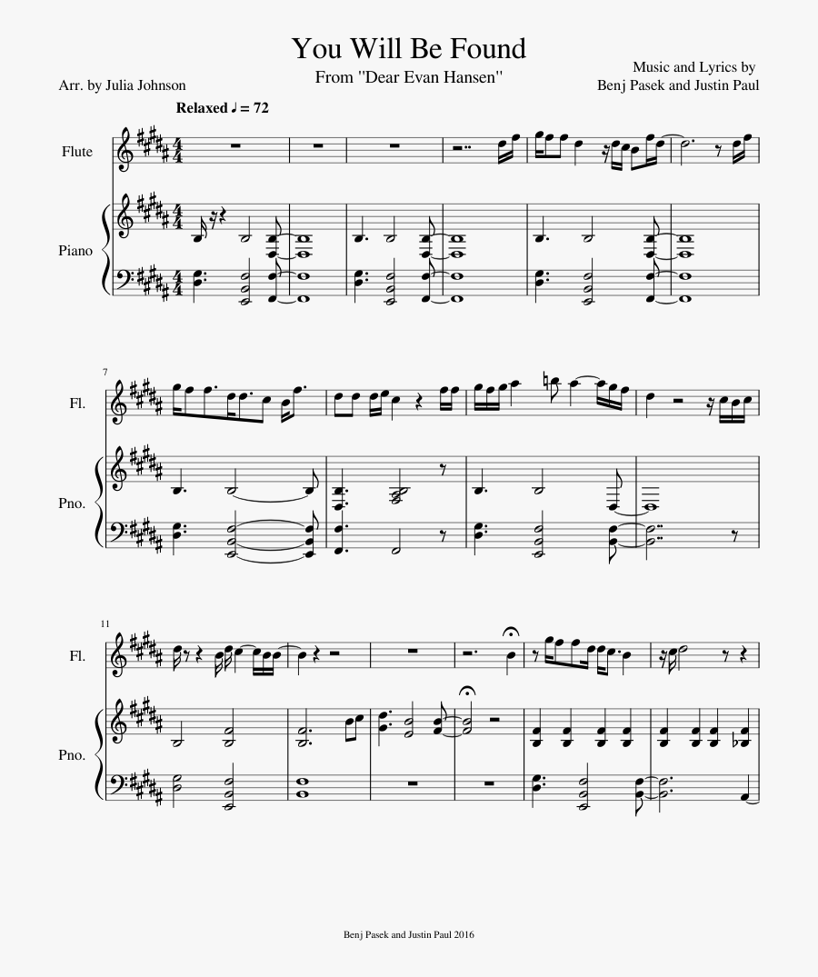Tonari No Totoro Sheet Music Composed By Joe Hisaishi - River Flows In You Clarinet Notes, Transparent Clipart