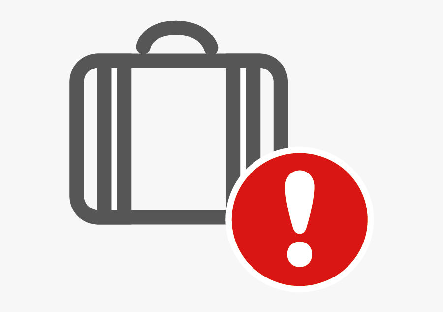 Unacceptable Luggage, Transparent Clipart