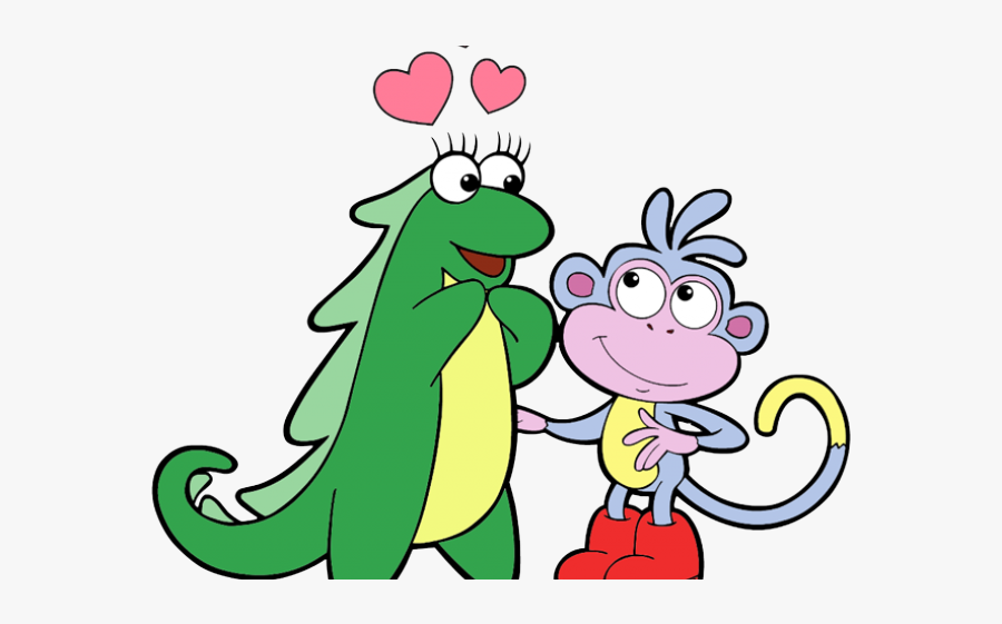 Dora The Explorer Characters - Dora The Explorer Isa And Boots, Transparent Clipart
