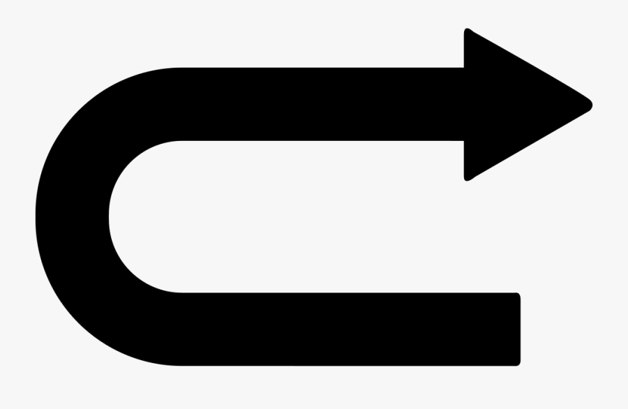 Curved Arrow Pointing To Right Comments Clipart , Png - Flecha De Retorno, Transparent Clipart