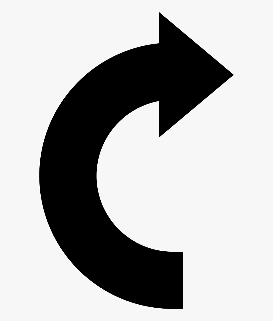 Transparent Curve Arrow Png - Portable Network Graphics, Transparent Clipart