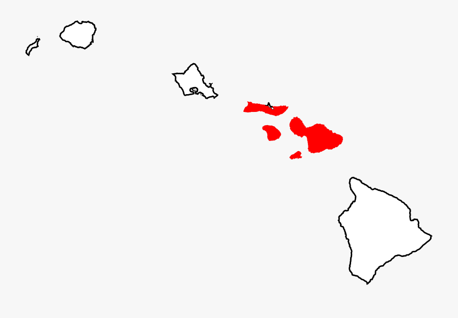 Map Of Hawaii Png, Transparent Clipart