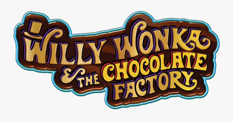 Willy Wonka Factory Sign, Transparent Clipart