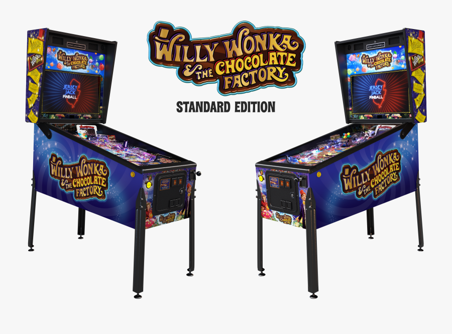 Willy Wonka Pinball Machine, Transparent Clipart