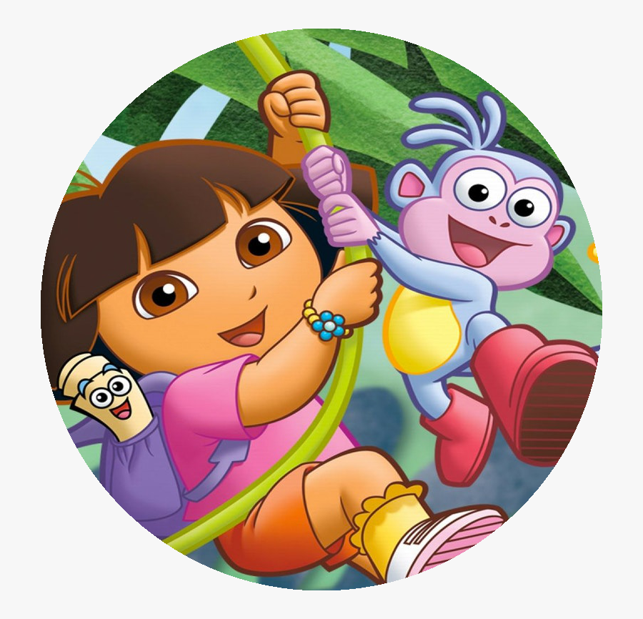 Dora The Explorer Background, Transparent Clipart