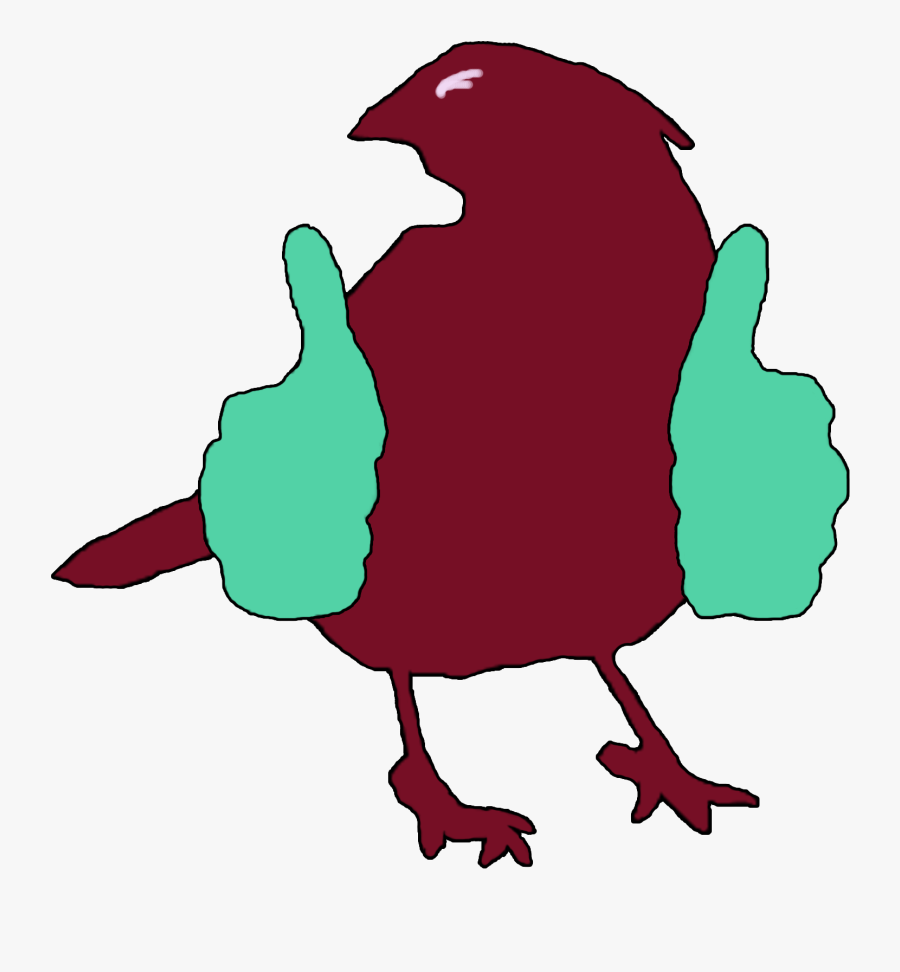 Bird Giving Thumbs Up Clipart , Png Download, Transparent Clipart