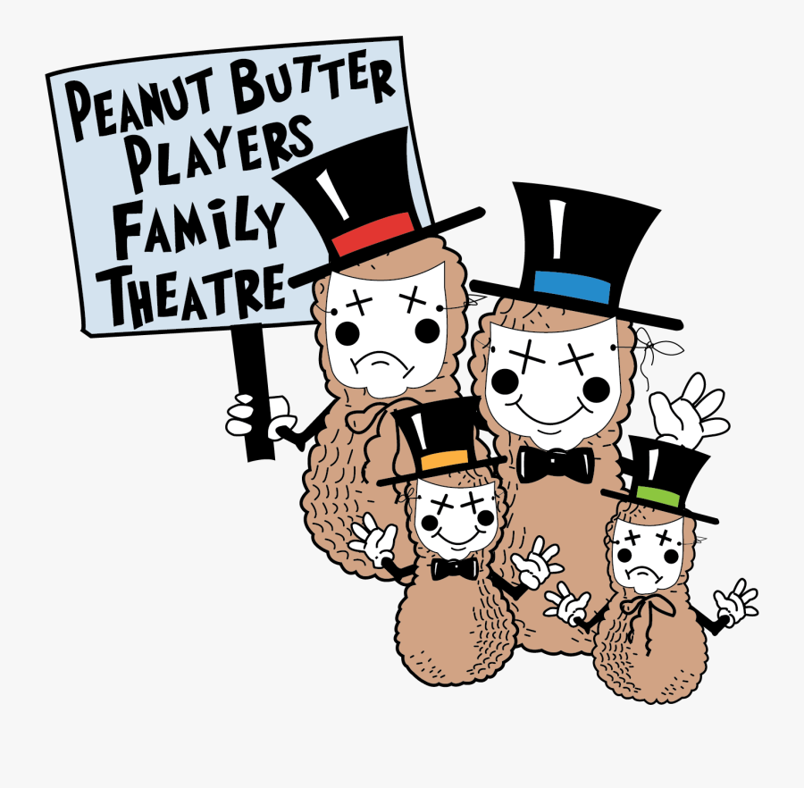 The Peanut Butter Players Family Theatre - Cartoon, Transparent Clipart