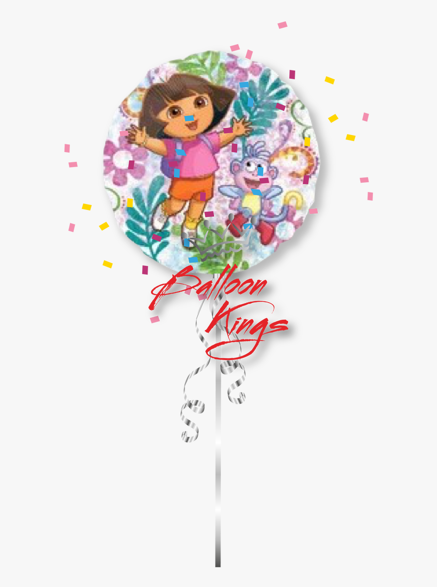Dora The Explorer - Floral Design, Transparent Clipart