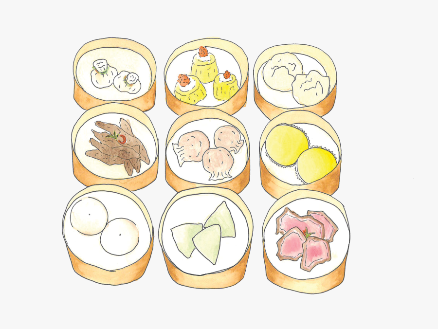 Dim Cuisine Sum Dumpling Illustration Dimsum Cartoon - Dim Sum Clip Art, Transparent Clipart