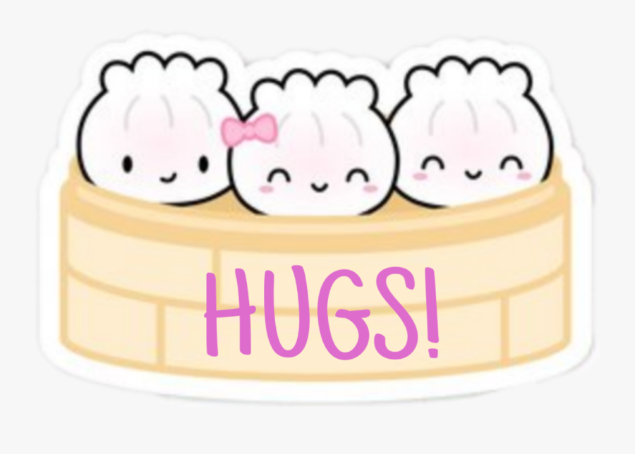 #scdumpling #dumpling #kawaii #love #hugs - Kawaii Dumpling, Transparent Clipart