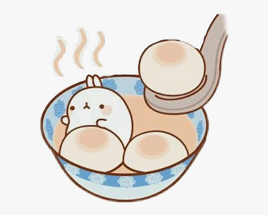 #dumplings #food #cute - Kawaii Dumpling, Transparent Clipart