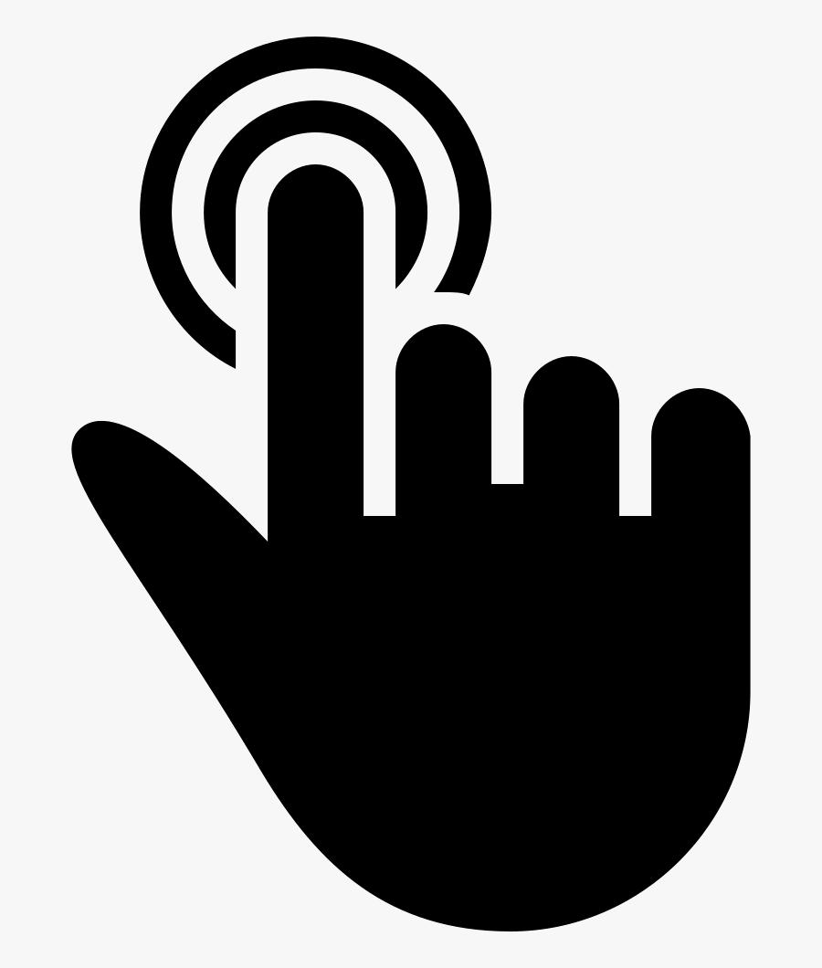 Finger And Hand Icon Png, Transparent Clipart