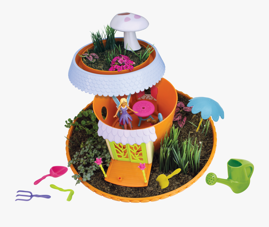 Clip Art Fairy Garden Images - My Fairy Garden Magical Cottage, Transparent Clipart