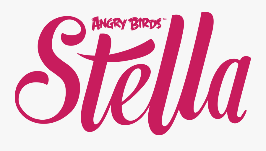 Clipart Free Library Image Angry Stella Logo - Angry Birds Stella Title, Transparent Clipart