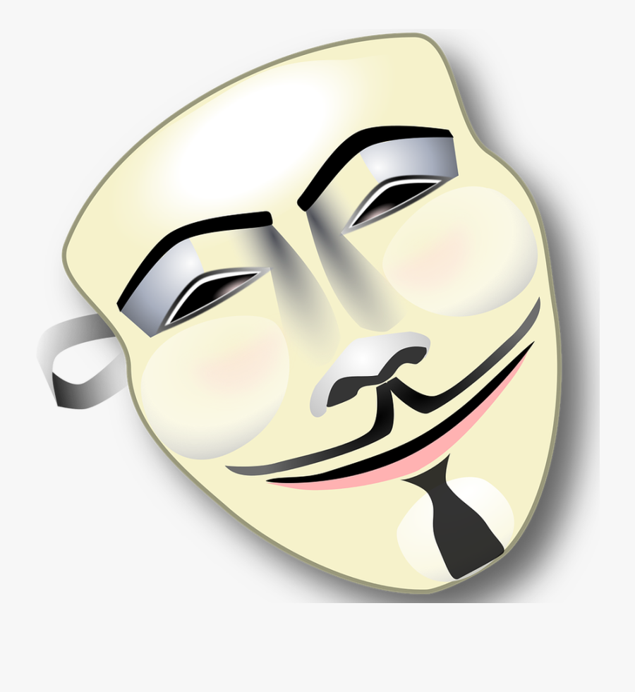 Guy Fawkes Mask Portable Network Graphics Anonymous - Portable Network Graphics, Transparent Clipart