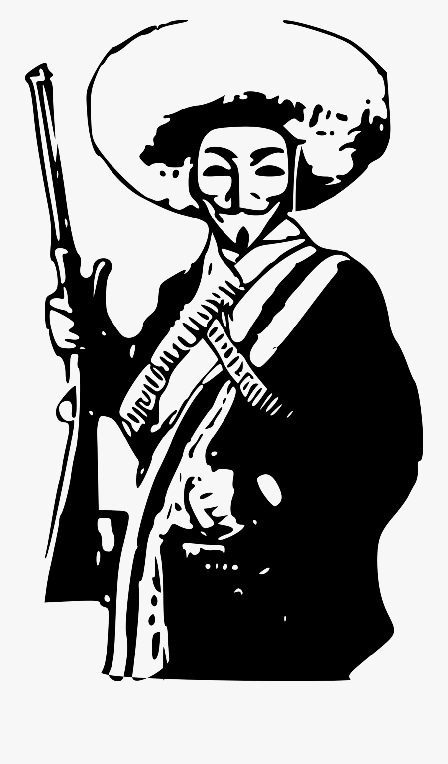 Zapata Anonymous - Zapata Clipart, Transparent Clipart