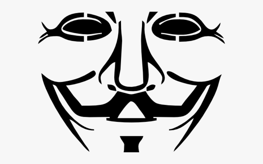 Free Anonymous Clipart, Download Free Clip Art - Guy Fawkes Mask, Transparent Clipart
