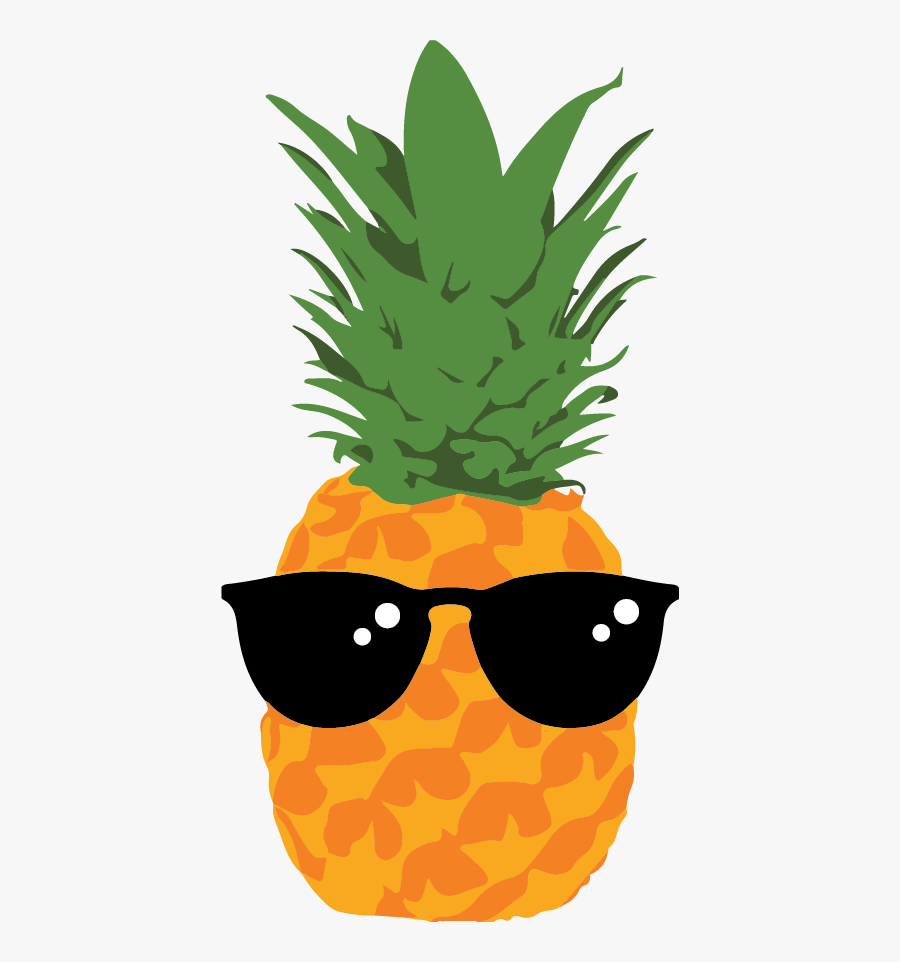 Businesses Can Choose To Participate In The Fruit Challenge - Pineapple With Sunglasses Cartoon, Transparent Clipart
