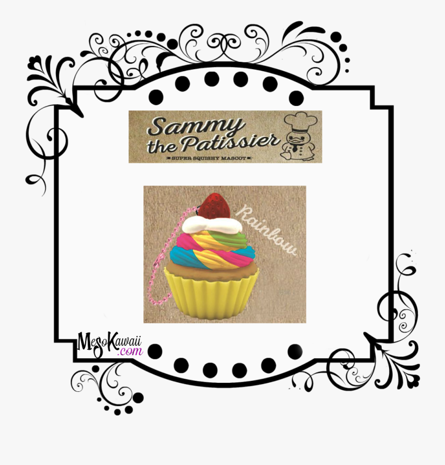 Sammy The Patissier Colorful Cupcake Squishy - Squishy Puni Maru Monkey, Transparent Clipart