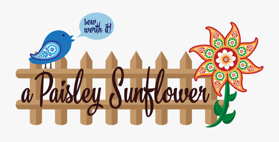 A Paisley Sunflower, Transparent Clipart