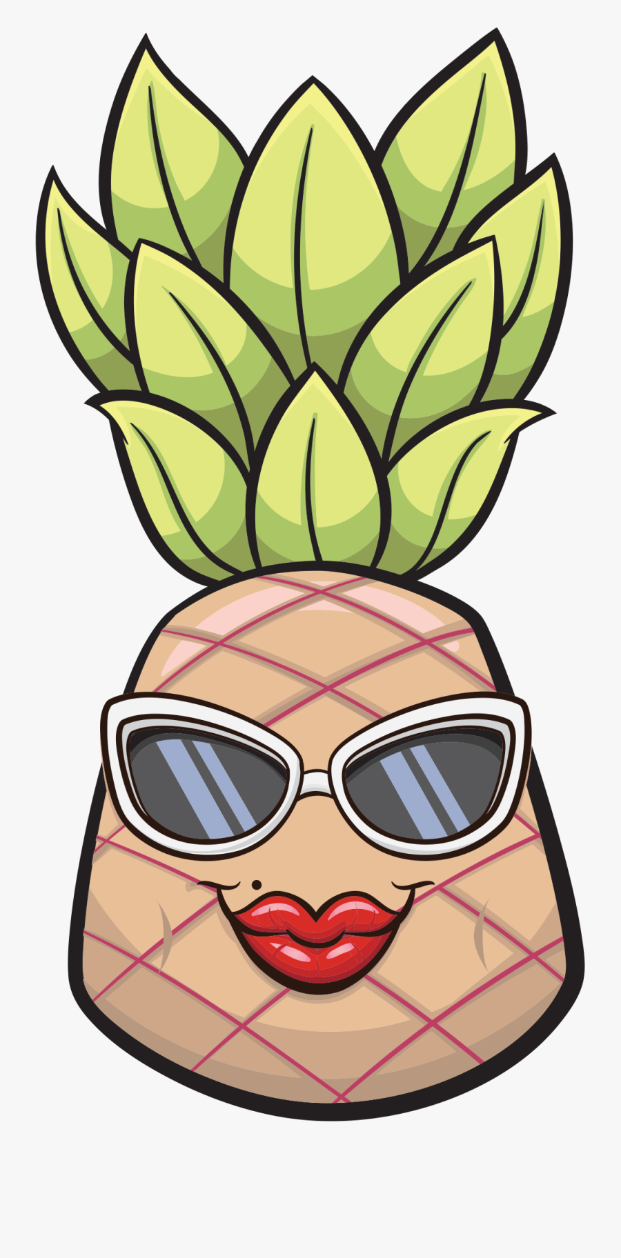 2019 Pineapple Hospitality - Illustration, Transparent Clipart