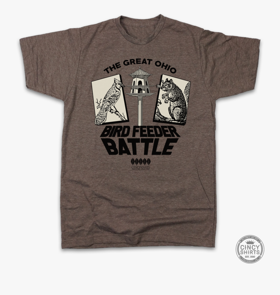The Great Ohio Bird Feeder Battle - Active Shirt, Transparent Clipart