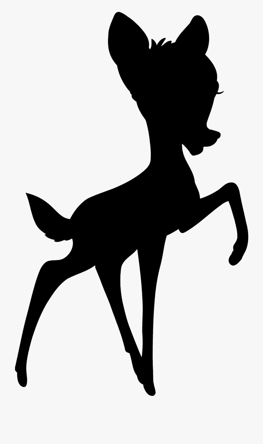 Bambi Silhouette The Walt Disney Company Faline Art - Bambi Silhouette, Transparent Clipart