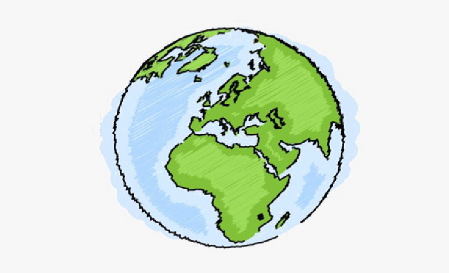 Earth Drawing No Background, Transparent Clipart