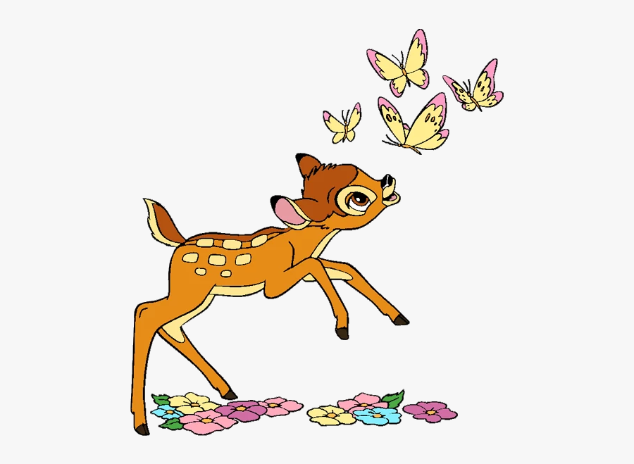 #bambi - Bambi Butterflies, Transparent Clipart